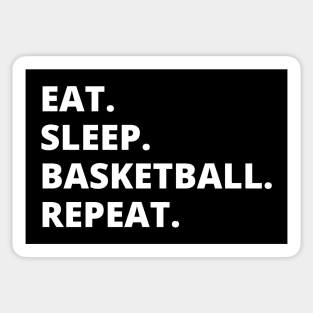 Eat Sleep Basketball Repeat Sticker